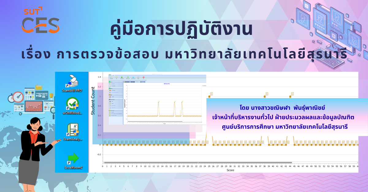 คู่มือการปฏิบัติงาน การตรวจข้อสอบ มหาวิทยาลัยเทคโนโลยีสุรนารี